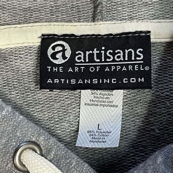 Artisans The Art of Apparel French Terry Hoodie Grand Rapids MN Charcoal Large - Picture 4 of 10